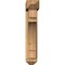 Ekena Millwork Merced Arts and Crafts Rough Sawn Bracket w/ Offset Brace, Western Red Cedar, 6"W x 24"D x 32"H BKT0604X24X32MRC03RWR - alternate 2